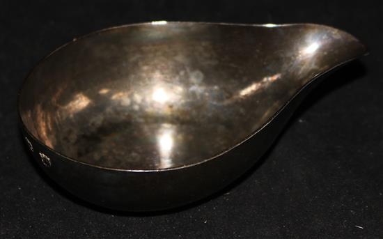 A George II silver pap boat, London 1751, maker probably Thomas Steed